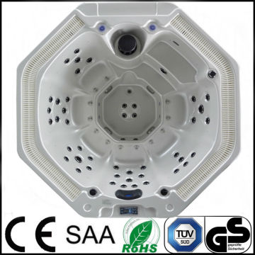 acrylic large whirlpool round shaped bathtub for outdoor used
