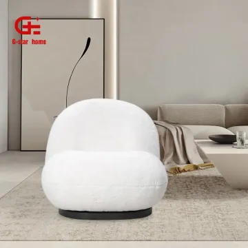 Nordic Velvet Sofa Chair - Comfortable Single Seater Accent Chair for Living Room