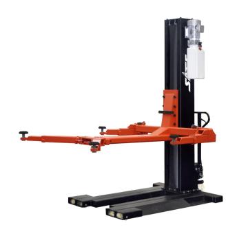 Mobile Car Lift Electrical Release Single Post
