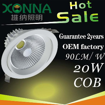 20W Adjustable COB led down light , XN-TD0620