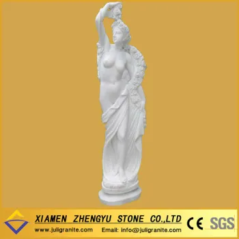 white marble statue