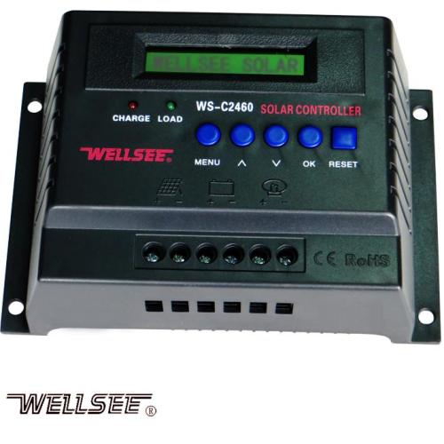 WELLSEE WS-C2460 60A 12 24V PWM Charge Controller