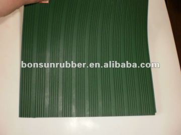 3mm -6mm thickness American ribbed rubber mat