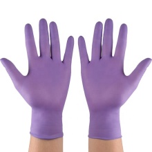 Guantes de nitrilo para el hogar de alimentos desechables para la piel senstiva