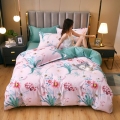 Set peralatan tempat tidur Tencel sutera yang telah dibasuh