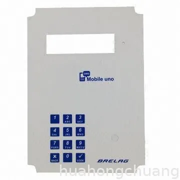 White Silicone Rubber Membrane Switches , 250v Dc Insulation Resistance
