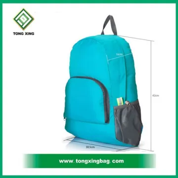 600D polyester foldable high school backpack,backpack bag school for student