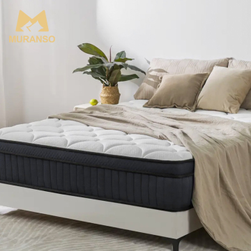 Luxury Hybrid Independent Pocketed Spring Mattress - Comfortable Queen and King Size Bedroom Furniture