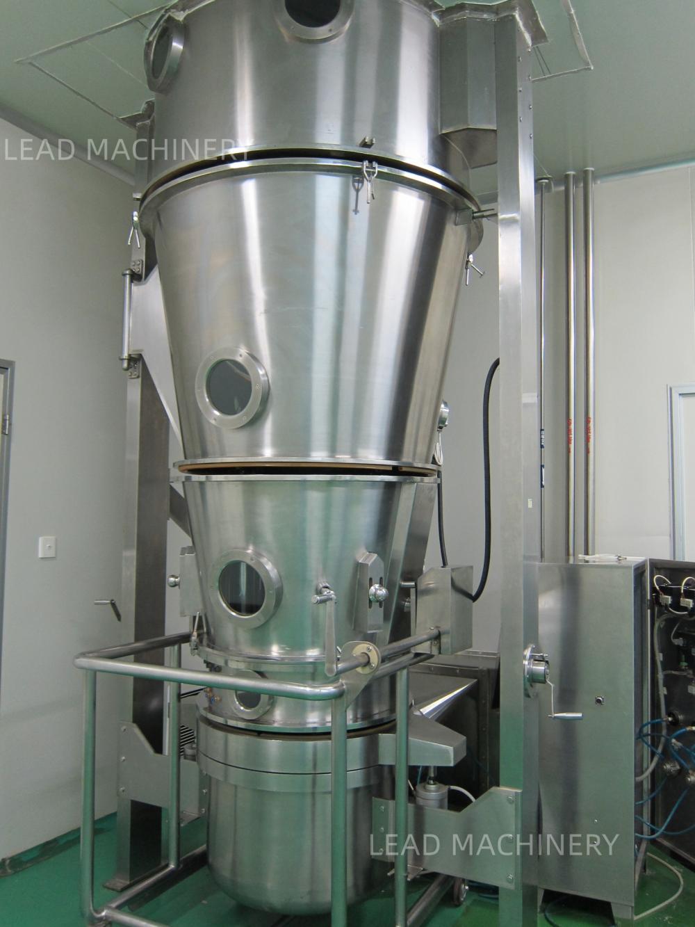 Enteric granules fluid bed coating machine