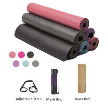 2023 Custom Gym Non-Slip Organic Fitness PU Yoga Mat - Best Quality at Affordable Prices