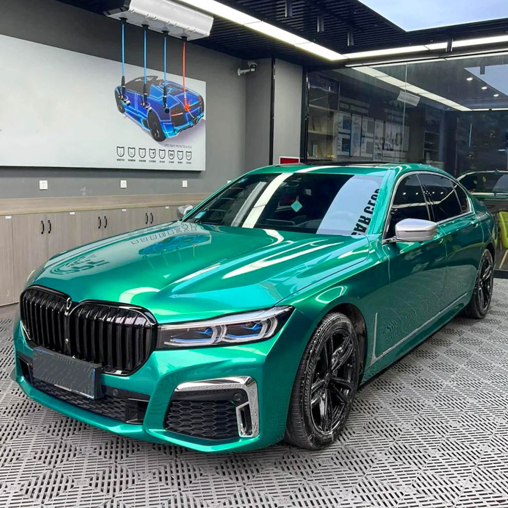 Metal Paint Emerald Auto Wrap
