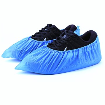 Cubiertas de zapatos médicos antideslizantes impermeables de plástico desechables