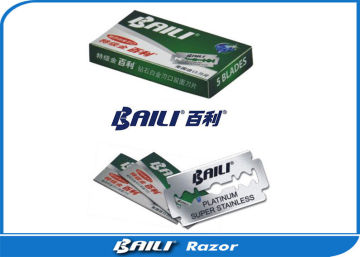 Private logo Carbon Steel Safety Blade Cartridge Razor Blade For Men