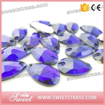 Factory supply amazing quality acrylic rhinestone sew on girls' sandle