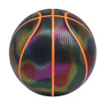Nachtspiele Amazon leuchten im dunklen holographischen, leuchtenden reflektierenden Basketball