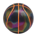 Night games amazon glow in the dark holographic glowing reflective basketball