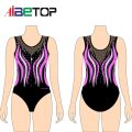 Laraçadas de ginástica de ginástica de garotas personalizadas com strass