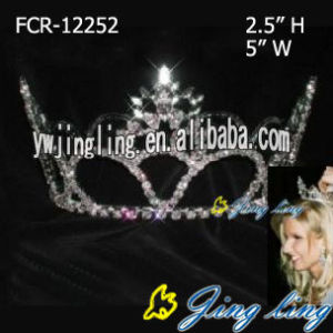 Full Round Pageant Elsa Crowns For Gift