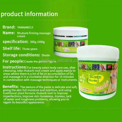 Private Label Herbal Slimming Cream - 1kg Weight Loss Body Massage Cream