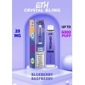 ETH Crystal Bling 6000 Einweg -Vape -Großhandel