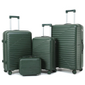Unisex Lightweight Luggage Set with Spinner Wheels and Zipper Closure in Multiple Colors - Perfect for Men and Women