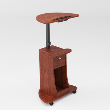 Height-Adjustable Mobile Stand Rolling Wheel Laptop Cart