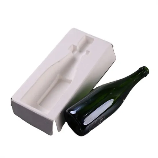Wine Shipper Packaging Box with Recycled Inserts Tray