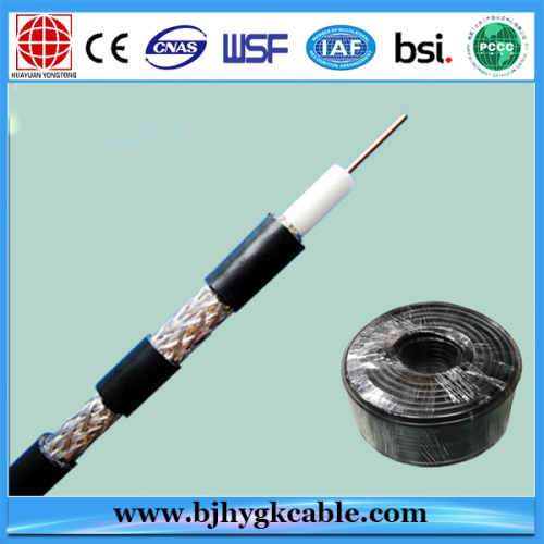 RG-6U / White CCS Coaxial Cable / RG-6U QUAD / RG6 / U CE, ROHS, REACH, ETL