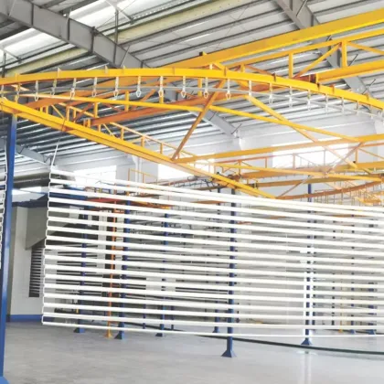 Smart Temp Control Vertical Powder Coating Line