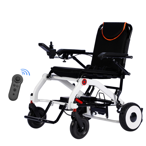 Pliant portable portable en fauteuil roulant motorisé léger