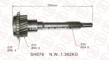 Main shat ,first shaft,input shaft for isuzu 4BA1 9-33211-685-R