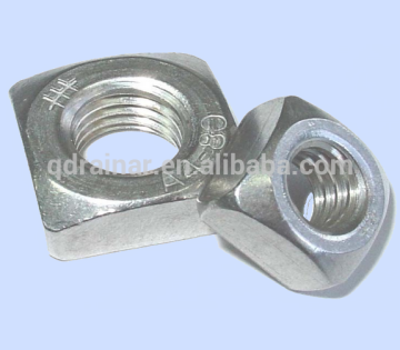 din557 stainless M3 to M8 galvanized square nut