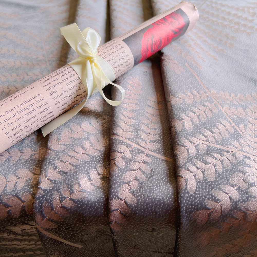 Foil Print Velvet Cushion Fabric