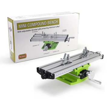 BG-6300 Multifunction Adjustable X-Y Jewelry Work Table Bench Milling Cross Slide Table