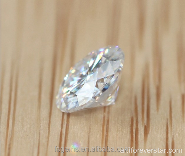 1Ct D Color VVS فضفاضة مويسانيت أبيض الماس