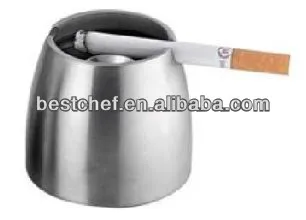 stainless steel tall Deluxe Ashtray