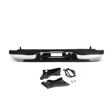 Plating Rear Bumper For 2014-2018 Chevy Silverado 1500 Without Sensor Holes