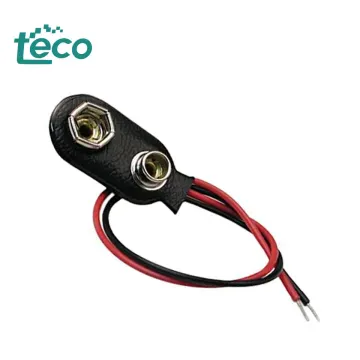 High Quality 9V Battery Connector and Clip for Secure Power Supply