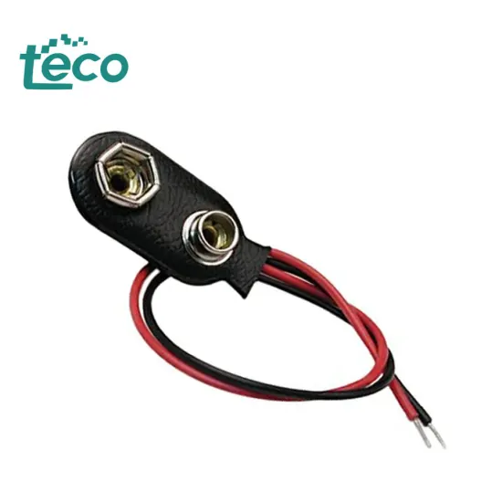 High Quality 9V Battery Connector and Clip for Secure Power Supply