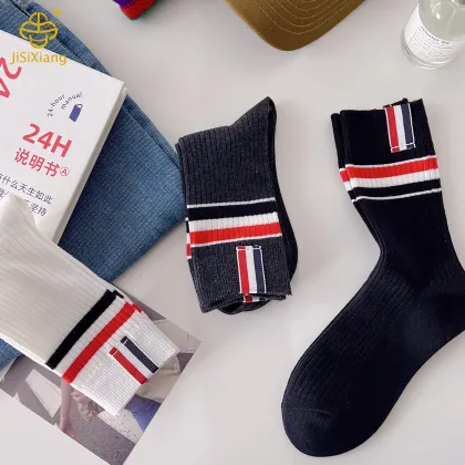 Korean version TB socks children ins high tube socks college wind pile socks