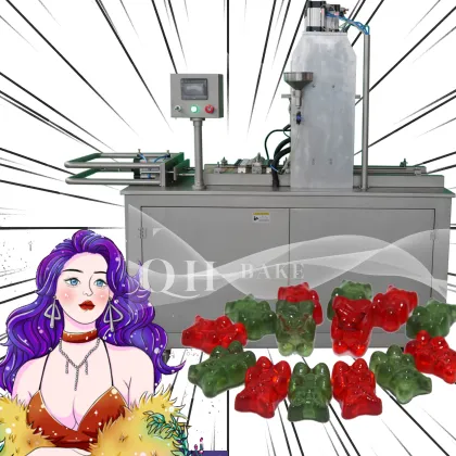 Space and Staff Saving Gummy Candy Depositing Machine