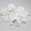 Plastic random tower packing 25mm 38mm 50mm PP PVC PE plastic polyhedral hollow ball for stripping tower