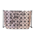 Geometric rhomboid splicing bag one-shoulder bag for women with casual chain diagonal cross bag