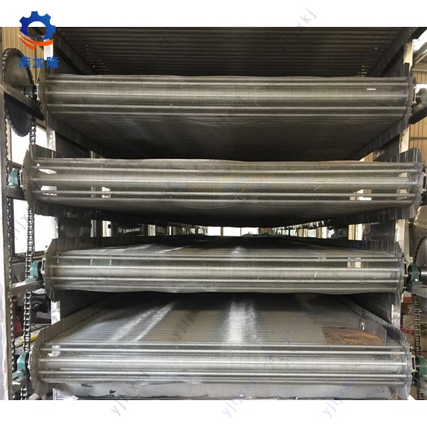 Shrimp shell Mesh-Belt dryer continous belt drying machine