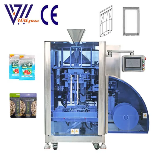 Vertical Multi-Function Packing Machine for Nuts, Milk Powder, and Food Powder with Stand Up Zipper Bag Filling and Sealing