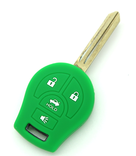 Nissan 4 buttons silicone car key case