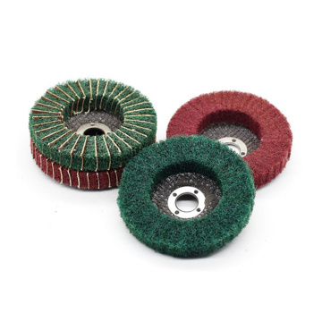 meule de polissage à lamelles abrasives non tissées