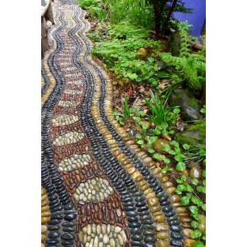 Mesh river rocks mat