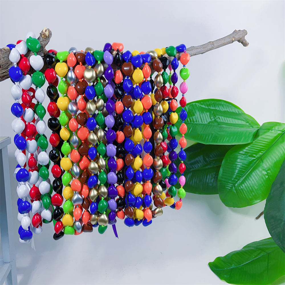 DIY Couleur mélangée kukui leis