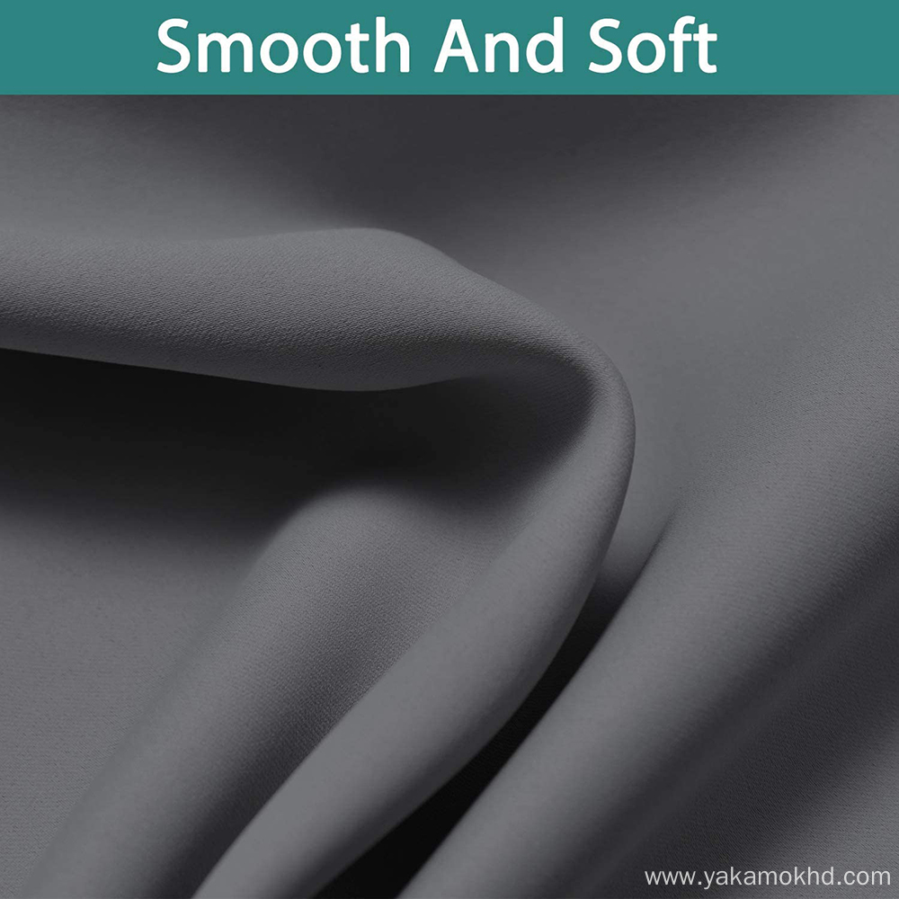 Grey Full Shading Curtain for Patio Door